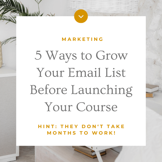 Do you need a big email list to launch your course?