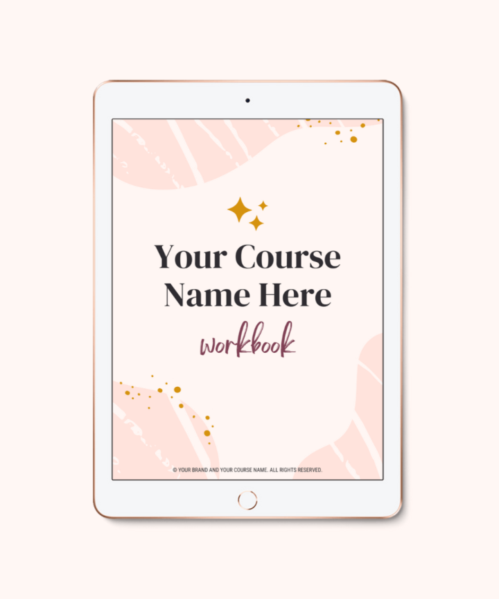 20-Page Canva Workbook Template For Online Courses or Lead Magnets