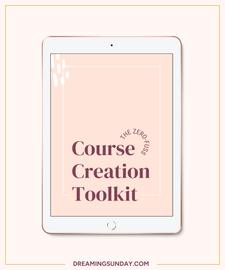 The Zero-Fuss Course Creation Toolkit