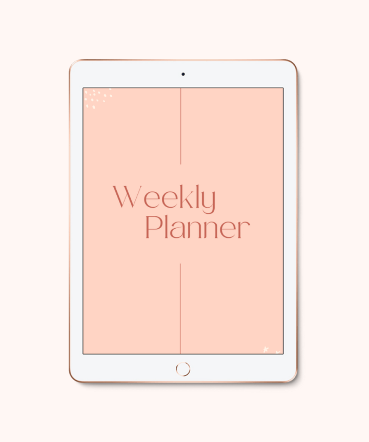 Undated Printable Weekly Planner + Daily Planner