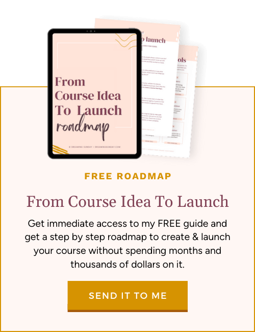 From course idea to launch roadmap preview, click to download